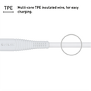 SilverLabel 1m USB-C to Lighting Cable White-5