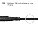 SilverLabel 1m USB-C to Lighting Cable Black -3