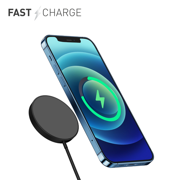 SilverLabel 15W Mag-Safe Charger Black