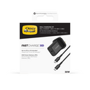 OtterBox USB-C Wall Charger Bundle Black-5