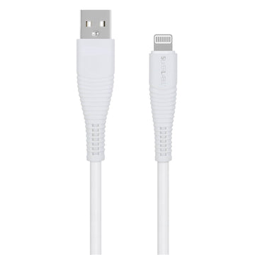 SilverLabel 1m USB-A to Lighting Cable White - 0